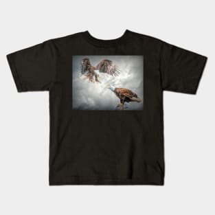 Squabbling Eagles Kids T-Shirt